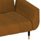 vidaXL - Slaapbank - 2-zits - met - 2 - kussens - fluweel - bruin