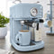 Swan One Touch Espressomachine – Gemalen Koffie & Koffiepads – Blauw