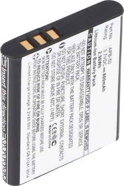 APB-50 batterij voor Agfa Optima 147 APB-50 vervangende batterij