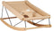 Nobodinoz Growing green Linnen bouncer / Wipstoel - Sand