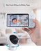 Eufy Security SpaceView - Baby Monitor met Camera en Audio - 5-inch display 720p - Wit