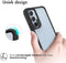 iMoshion Hoesje Geschikt voor Samsung Galaxy A54 (5G) Hoesje - iMoshion Rugged Hybrid Case - Zwart / Transparant