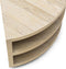 Riviera Maison Salontafel rond - Milan Coffee Table Parquet Dia 90 - Gerecycled Eikenhout, IJzer - Bruin