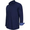Cappuccino Italia - Heren Overhemd - Korte Mouwen Ronde Hals - Navy - Maat 3XL
