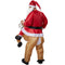 Kerstman Kostuum - Opblaasbaar - One Size Universeel - Rood