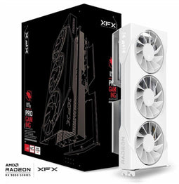 XFX Swift - AMD Radeon RX 9060 XT - 16GB GDDR6 Triple Fan Gaming Edition - Wit