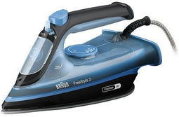 Braun FI3194BK - Stoomstrijkijzer - 2400 W - 3D FreeGlide - Blauw en zwart