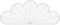 Esprit - Hoofdbord - Bamboe Rotan Bloem - Wit 190 X 2,5 X 81 CM