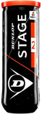 Dunlop Stage 2 - Tennisballen - Gasgevuld voor alle ondergronden - Geel/oranje (3 stuks)