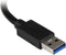 StarTech ST3300GU3B - Draagbare USB 3.0 Hub - 3-poorts met Gigabit Ethernet - Zwart