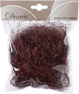 Decoris Kerst Engelenhaar - Ossenbloed - 3 Pakjes