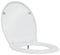 vidaXL - Snelle - Ontgrendelbare - Toiletzitting - met - Zachte - Sluiting - Duroplast - Wit