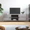 vidaXL - Tv-meubel - 150x30x50 - cm - bewerkt - hout - grijs - sonoma - eikenkleurig