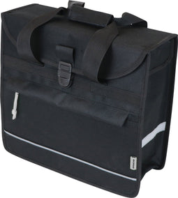 Fietstas Edge Basic Shopper 20 liter 37 x 34 x 13 cm - zwart