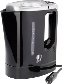 All Ride Reis Waterkoker 12V - Auto Waterkoker 0.8L - Aansluiting Sigarettenaansteker - Zwart
