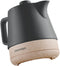 Concept RK0062 - Keramische Waterkoker 1L - 1200W - Antraciet met Houtstructuur