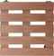 vidaXL - Plantentrolleys - 2 - st - 30x30x7,5 - cm - HKC - bruin