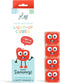 Glo Pals Sammy, Light Up Sensory Cubes, Rood, Kunststof, 4 Stuks