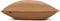 Zohome Kussensloop Satinado - Kussenhoes van 50x50 cm - Set van 2 stuks - 100% Katoen-Satijn - Bruin