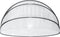 vidaXL - Zwembadoverkapping - rond - 406x203 - cm - PVC