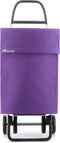 Boodschappentrolley-ROLSER JEAN LN -MAUVE (43 L) -winkelwagen-boodschapentrolley 43 L - boodschappen kar- boodschappentas op 4 wielen- boodschappen wagentje vouwkratten - boodschappentassen