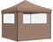 vidaXL - Partytent - inklapbaar - pop-up - met - 2 - zijwanden - bruin