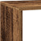 vidaXL - Kamerscherm - / - boekenkast - 137,5x29x103,5 - cm - hout - oud - hout