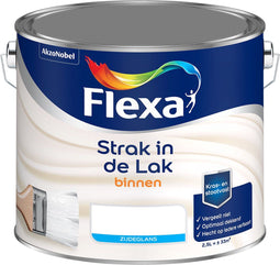 Flexa - Strak in de Lak Binnenlak Zijdeglans - Eucalyptusgroen - Strak - 0.75 Liter