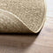 vidaXL - Vloerkleed - ZIZUR - beige - binnen - en - buiten - Ø - 120 - cm - jute - look