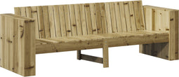 vidaXL - 3-Zits - Tuinbank - 185,5x60x62 - cm - Geïmpregneerd - Dennenhout
