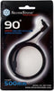 SilverStone CP08 - SATA 600 Kabel - 0.50 m - Haakse aansluiting - Zwart