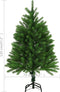 vidaXL - Kunstkerstboom - met - verlichting - en - kerstballen - 120 - cm - groen