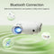 Yoton Y9 Beamer - Mini Beamer - 4K Ondersteund - Ingebouwde Netflix/Prime Video/YouTube - 400 ANSI Lumen - Wit