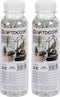 Decoratie steentjes/kiezeltjes lichtgrijs 500 gram - Aquarium bodembedekking