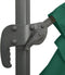 vidaXL - Zweefparasol - met - dubbel - dak - 300x300 - cm - groen