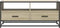 vidaXL - Salontafel - 100x50x45 - cm - bewerkt - hout - en - metaal - sonoma - eiken
