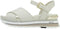 Liu Jo Dames Sandalen - Plateau sandalen met Monogramlogo - Butter - Maat 38