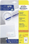 Avery 4781 - Universele Etiketten - 97 x 42,3 mm - Permanent klevend - Wit (300 stuks)