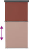 vidaXL-Balkonscherm-122x250-cm-bruin