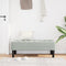 vidaXL - Ligbed - Lichtgrijs - 113 - cm - Velvet