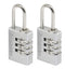 MasterLock - Cijferslot - 20mm Aluminium - 3-cijferige code
