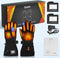 Qualitá® Verwarmde Handschoenen - Elektrische Handschoenen - 360° Verwarmingsdekking - Waterafstotend - Maat M - Zwart