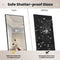 Coast Spiegel - HD Spiegel - Breukvast Glas - 160 x 40 x 2 cm - Zwart