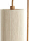 Light & Living Vloerlamp Donio - Naturel/Crème - 33.5x28x155cm - Modern - Staande lampen voor Woonkamer - Slaapkamer