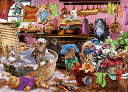 King - Kittens In The Kitchen - Legpuzzel 1000 stukjes - Multicolor