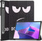 iMoshion Tablet Hoes Geschikt voor Lenovo Tab P11 Pro (2nd gen) - iMoshion Design Trifold Bookcase - Meerkleurig /Don't touch