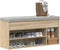 vidaXL - Onderkast - 40x46x81,5 - cm - bewerkt - hout - betongrijs