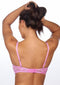 After Eden Strapless bh - Bandeau beha - Voorgevormd met kanten band - Lila