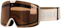 SINNER arc trans+ - Skibril - Dubbele lens - Grijs