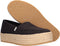 TOMS Valencia - Dames Espadrilles - Canvas met verhoogde zool - Zwart - Maat 39